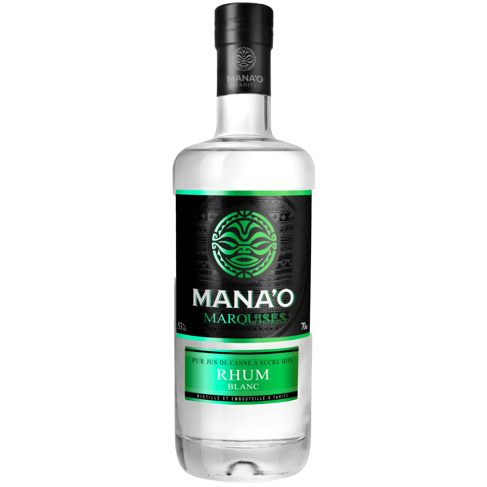 Bottle of Mana’o Marquises Rhum Blanc
