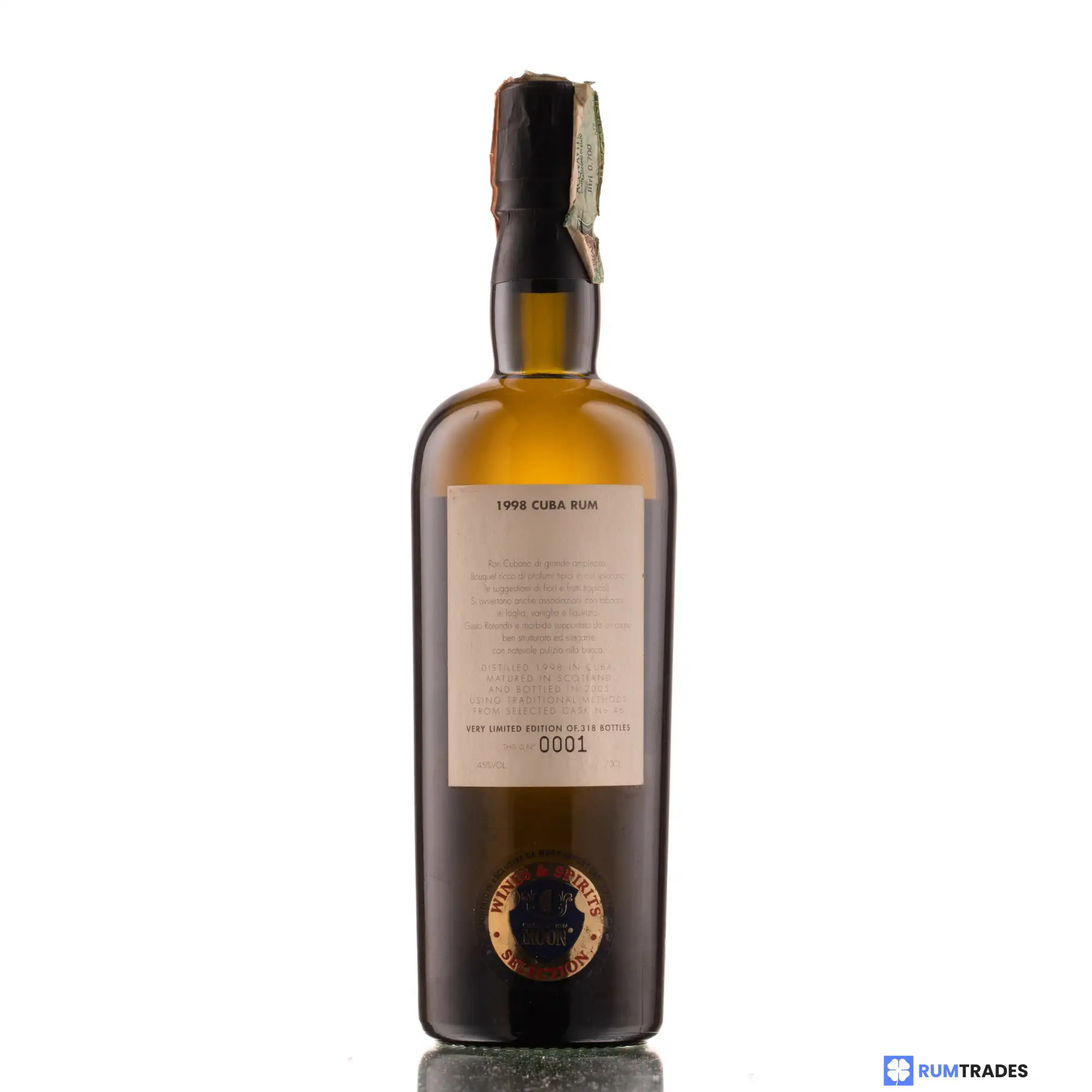High resolution image of Samaroli Cuba Rum 1998