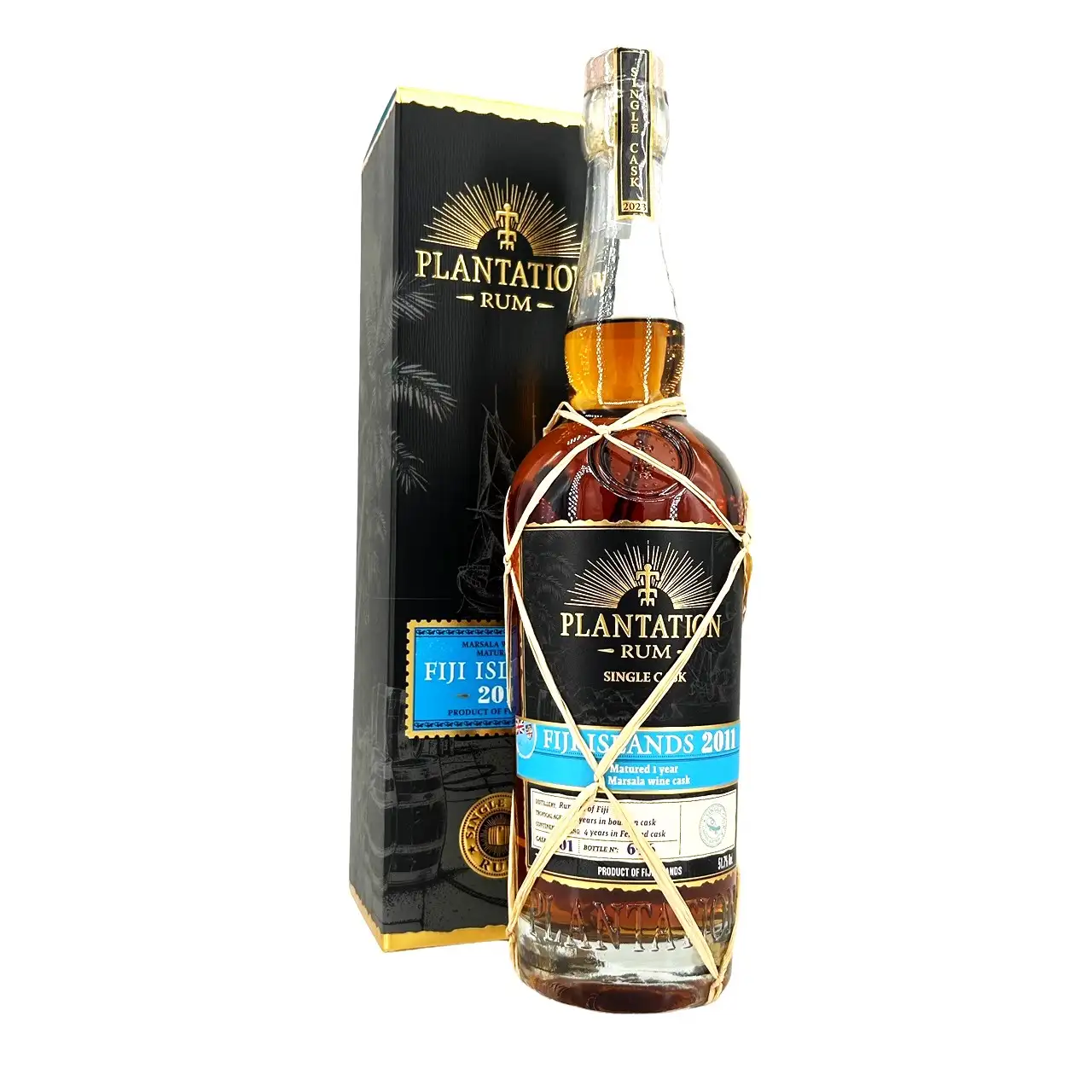 Bottle of Fiji Rum & Co Plantation Fiji Islands - Single Cask Marsala Wine Cask 2011