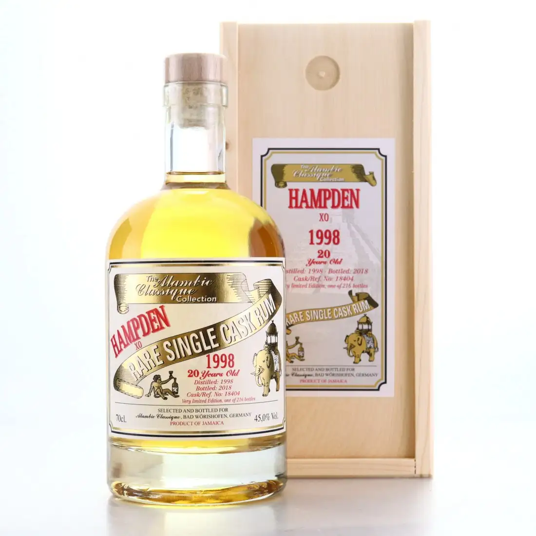 Bottle of Alambic Hampden HLCF 1998