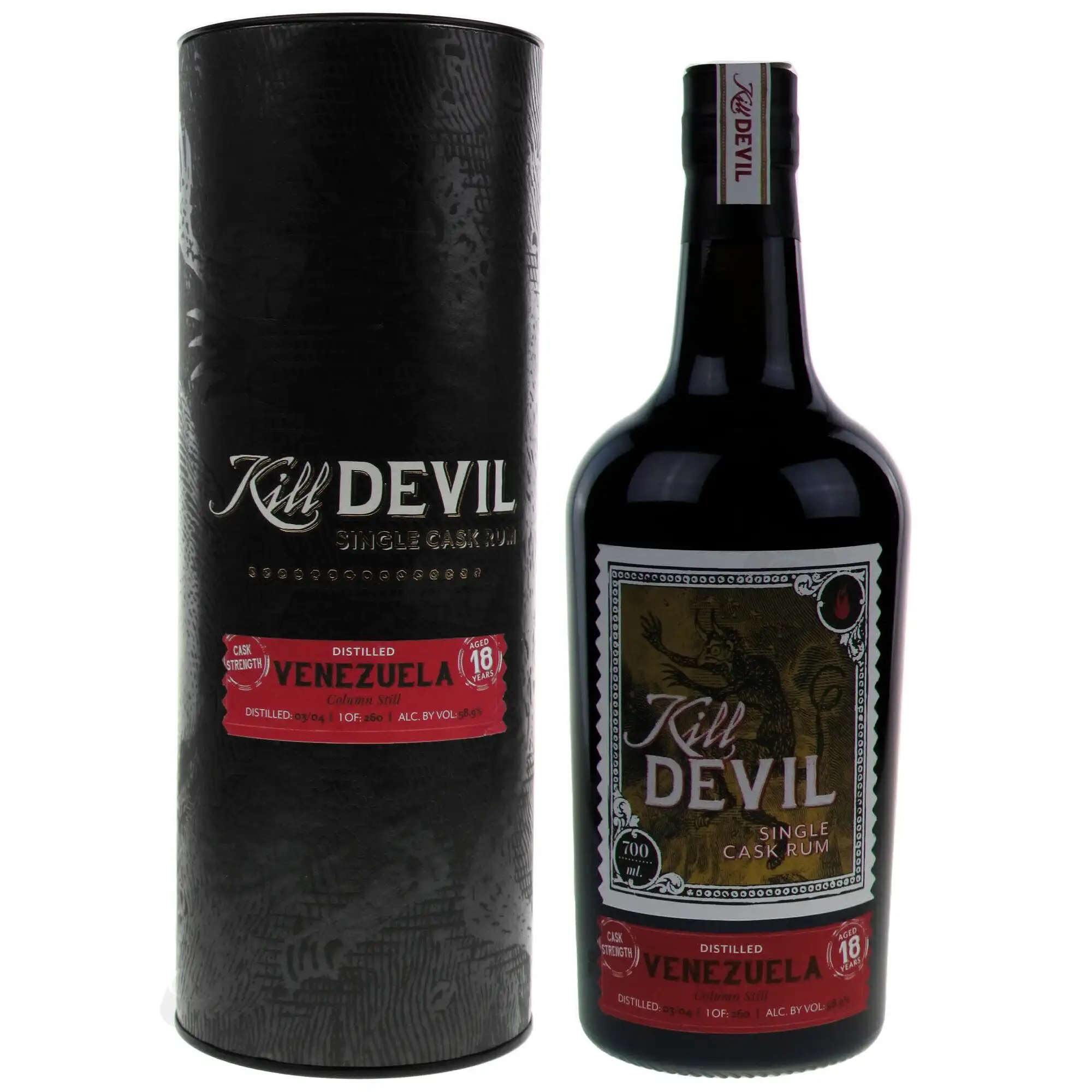 Bottle of Kill Devil Venezuela 2004