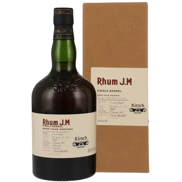 Bottle of Rhum J.M Kirsch Whisky 2014