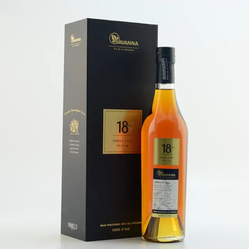 Hochauflösendes Bild von Savanna 18 ans d’âge Single Cask 1999