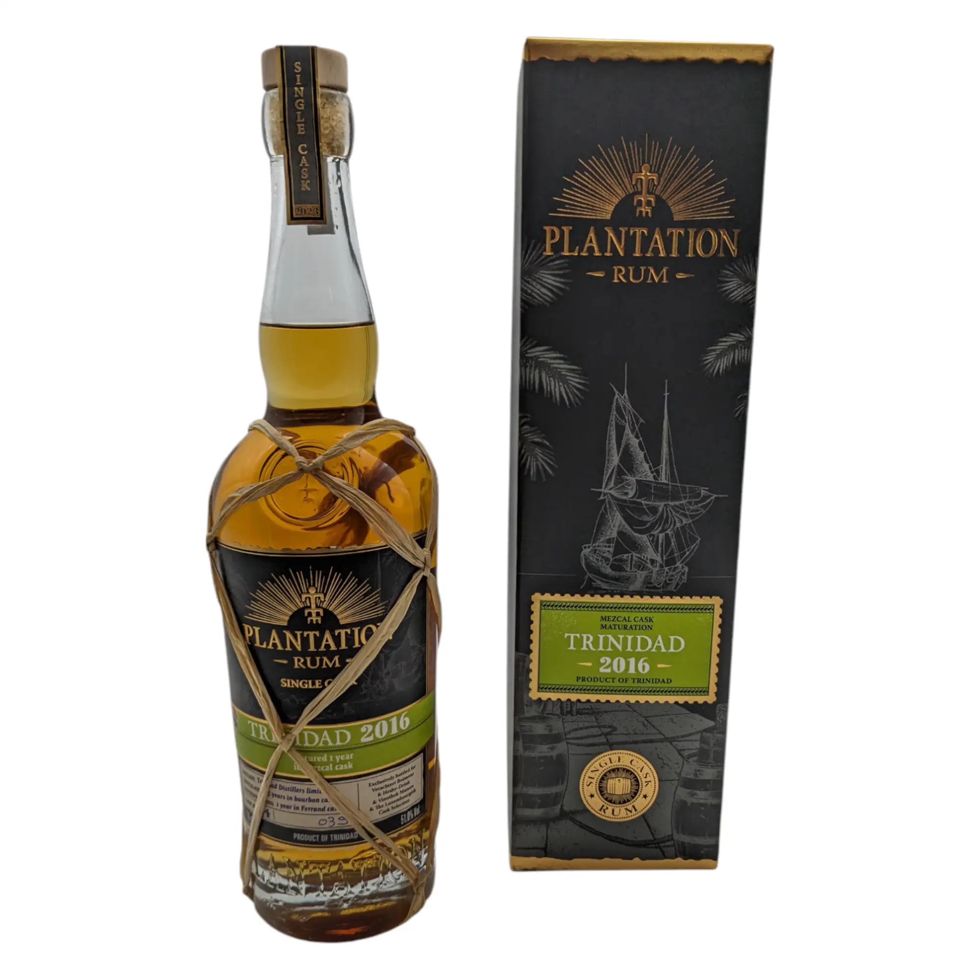 High resolution image of T.D.L Plantation Trinidad Mezcal Cask (Luxembourg Shops) 2016