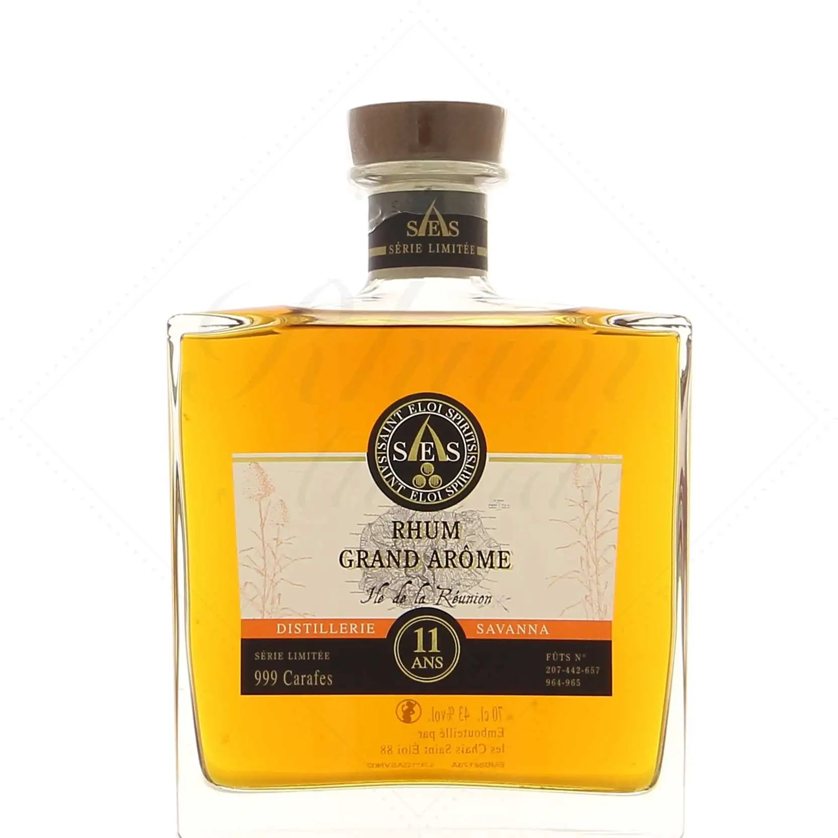 Bottle of Saint Eloi Spirits Savanna Rhum Grand Arôme
