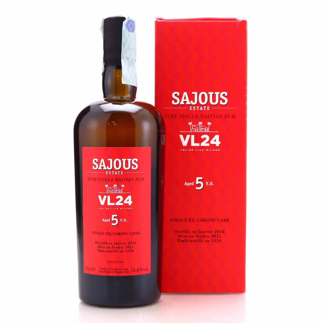 Bottle of Velier Chelo Sajous Estate VL24 (Velier Live Milano) 2016