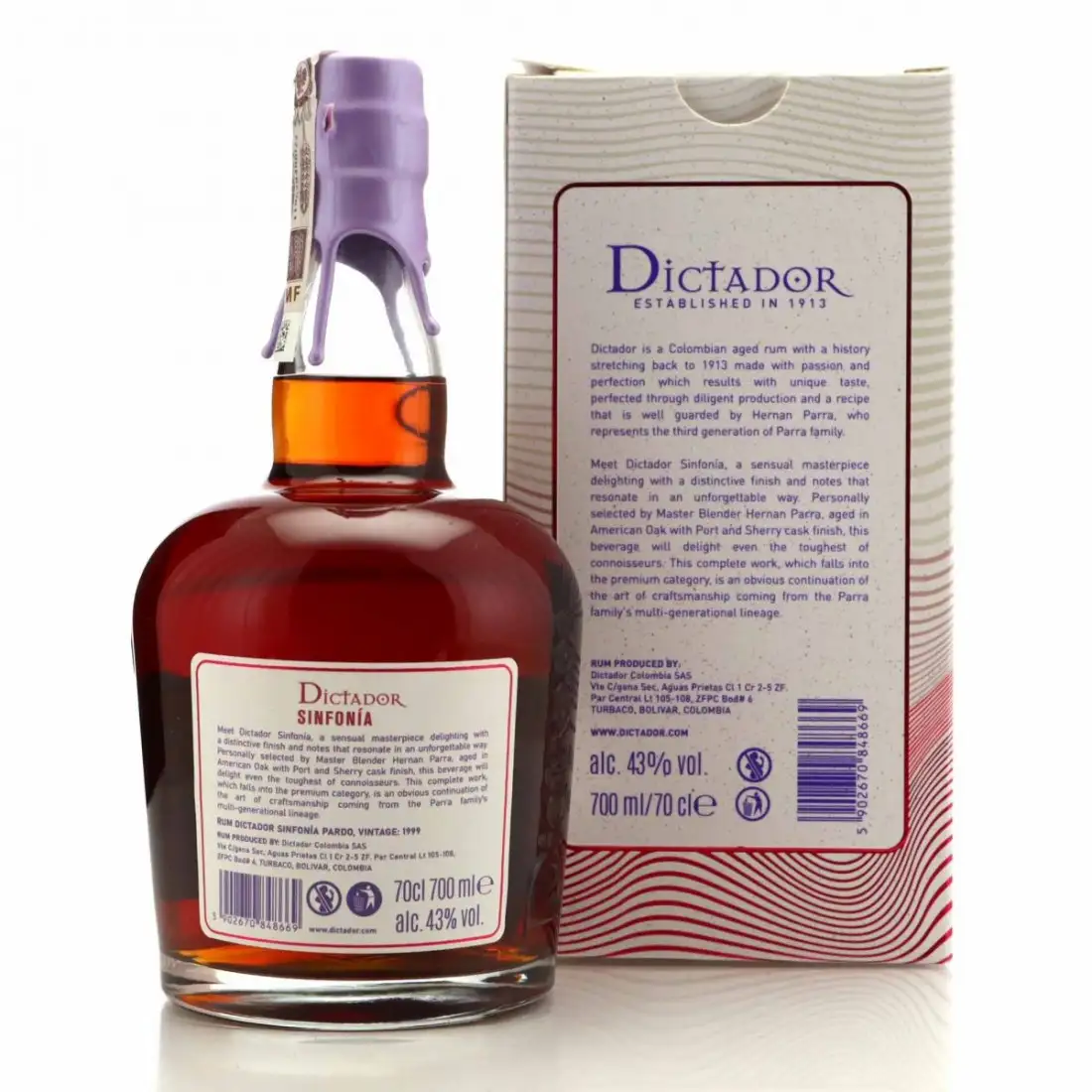 High resolution image of Dictador Sinfonía Pardo 1999