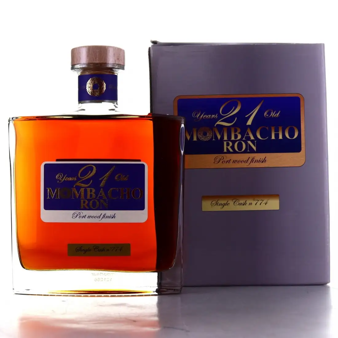 Bottle of Mombacho 21 Years Old Port Wood Finish