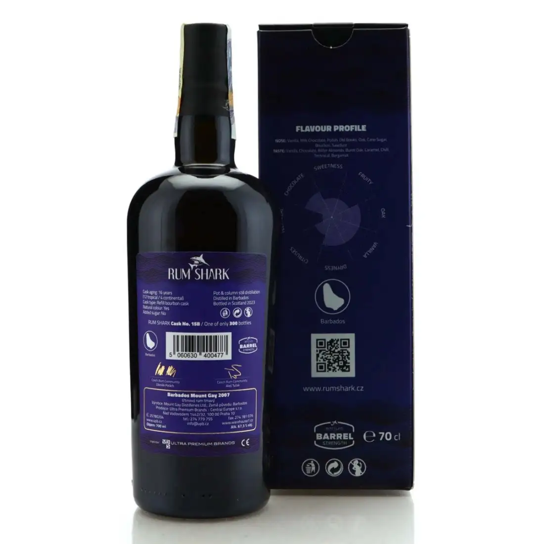 High resolution image of Rum Shark Mount Gay 2007