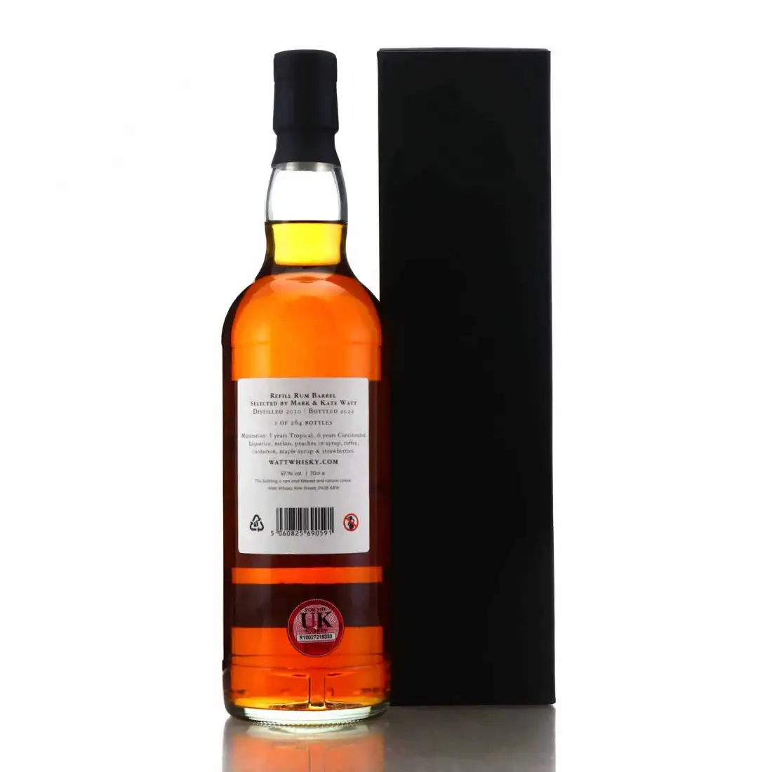 High resolution image of Watt Rum A.F.D. Dominican Republic Rum