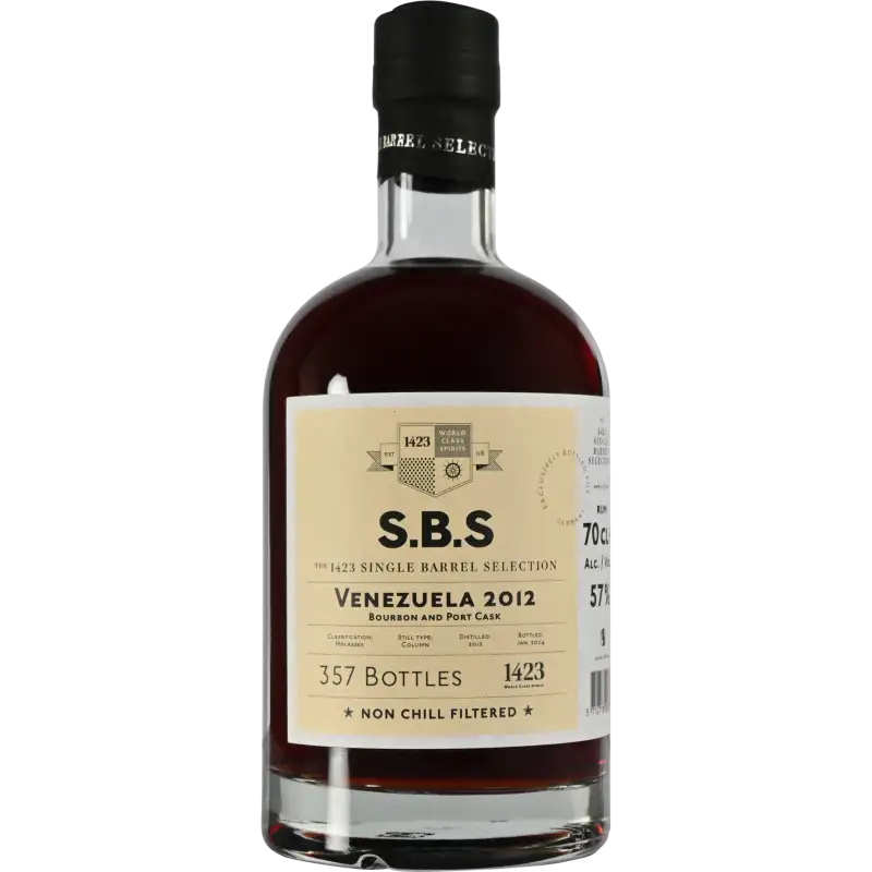 Bottle of S.B.S Venezuela 2012
