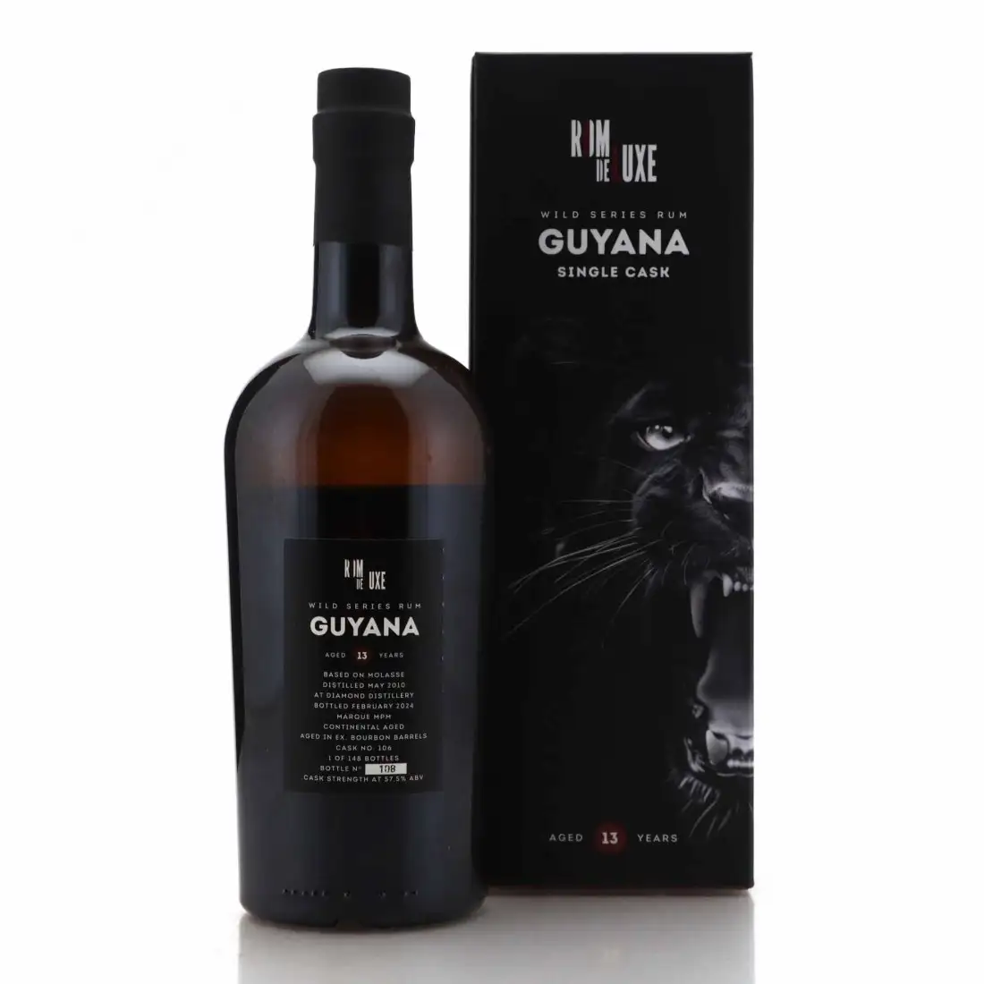 High resolution image of Romdeluxe Port Mourant Wild Series Rum Guyana No. 51 2011