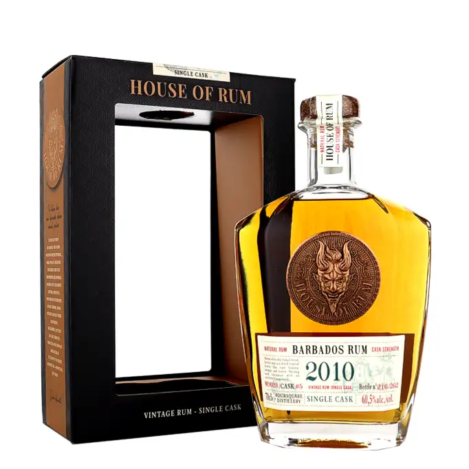 Bottle of House of Rum Foursquare Barbados Rum 2010