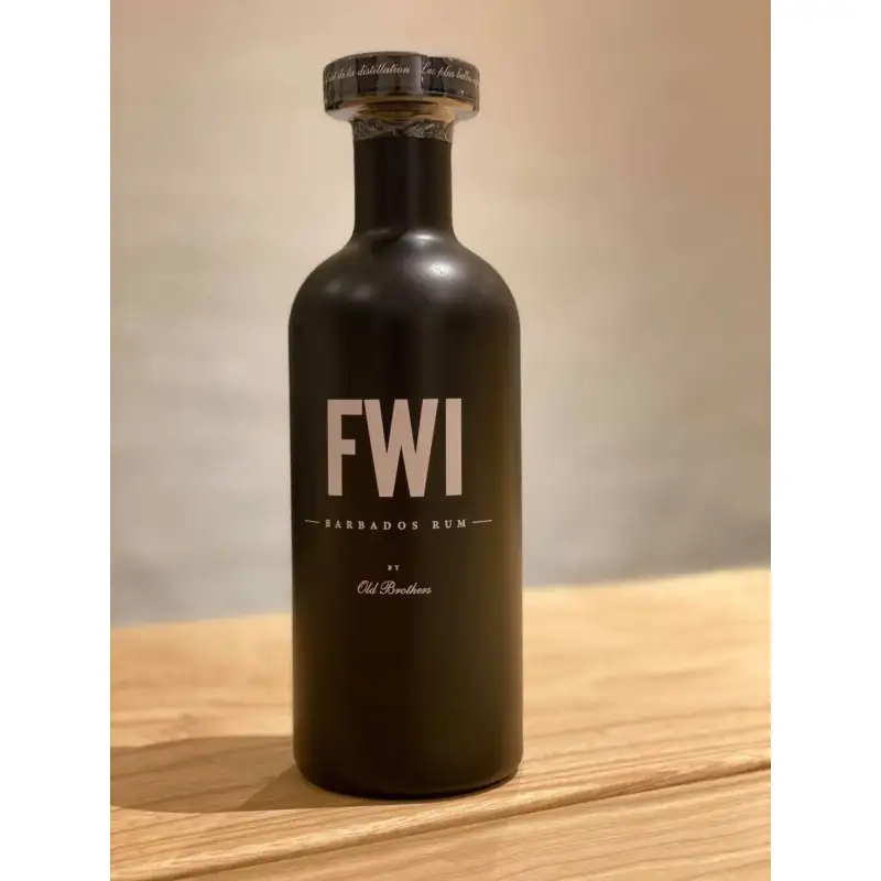 Bottle of Old Brothers FWI (Old Bajan Rum)