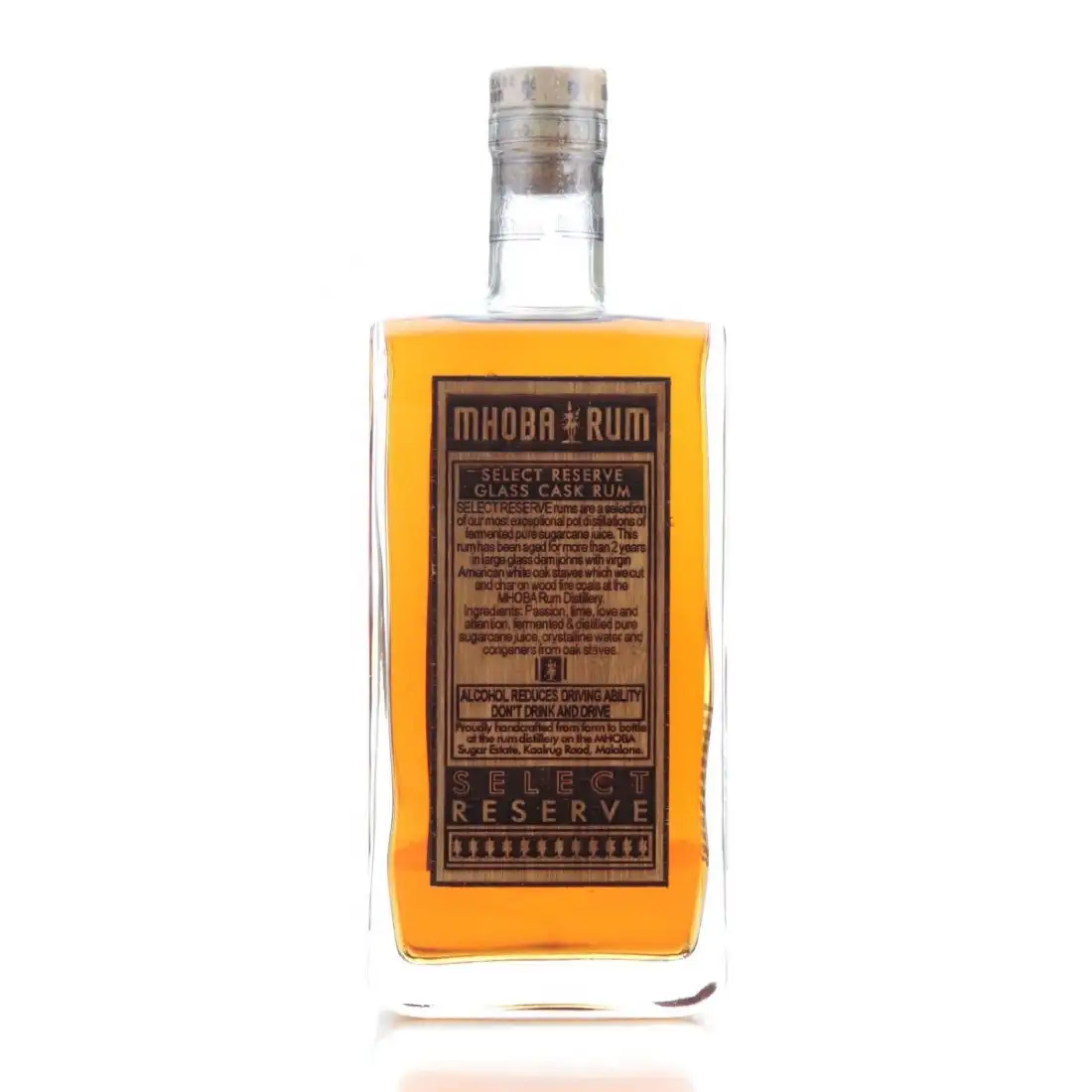 High resolution image of MHOBA Select Reserve Glass Cask Rum 2019