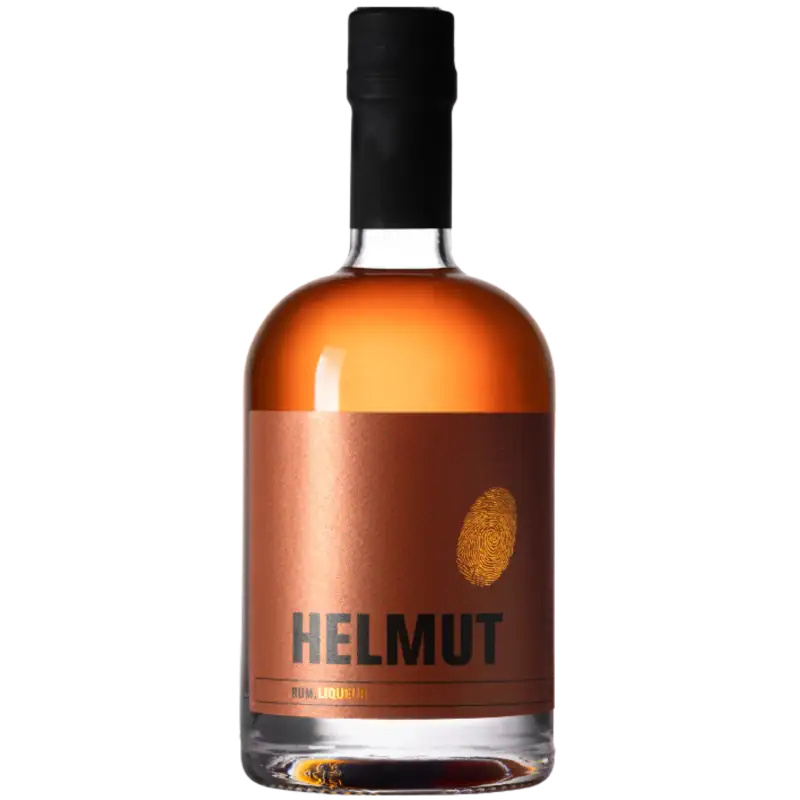 Bottle of Helmut Wermut GbR Helmut Rum Liqueur