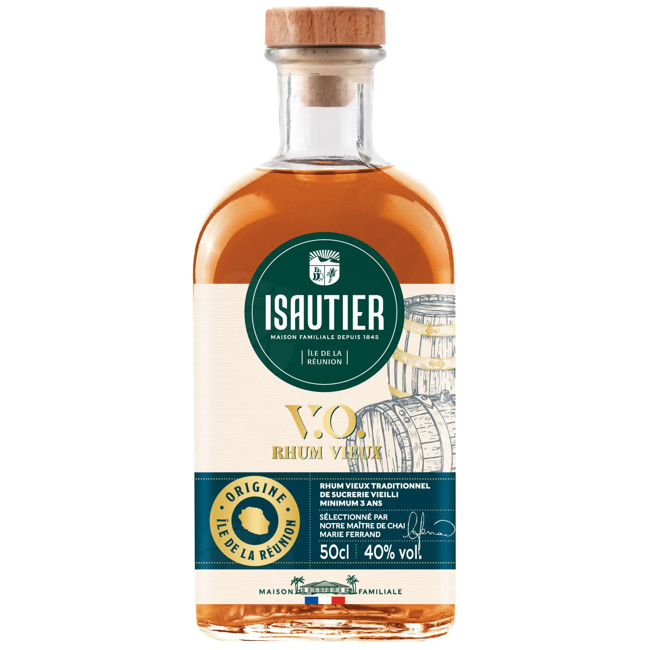 Bottle of Isautier VO Rhum Vieux