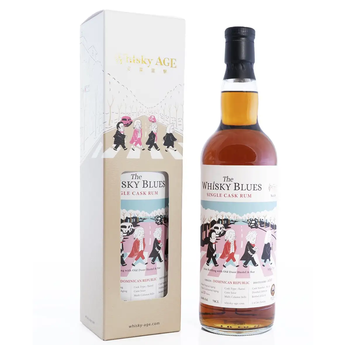 Bottle of Whisky AGE A.F.D. The Whisky Blues Single Cask Rum 2009