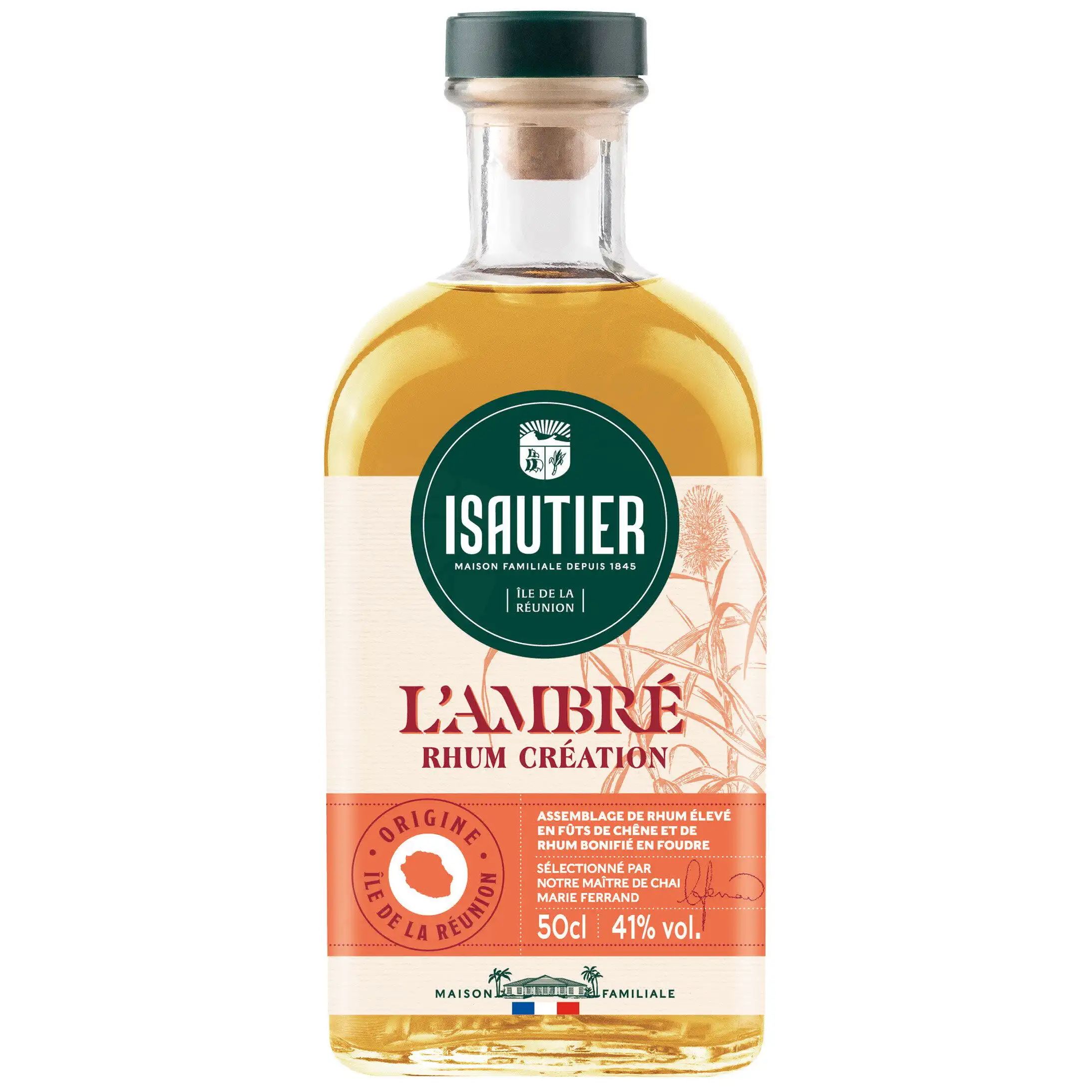 Bottle of Isautier L'Ambré Rhum Création