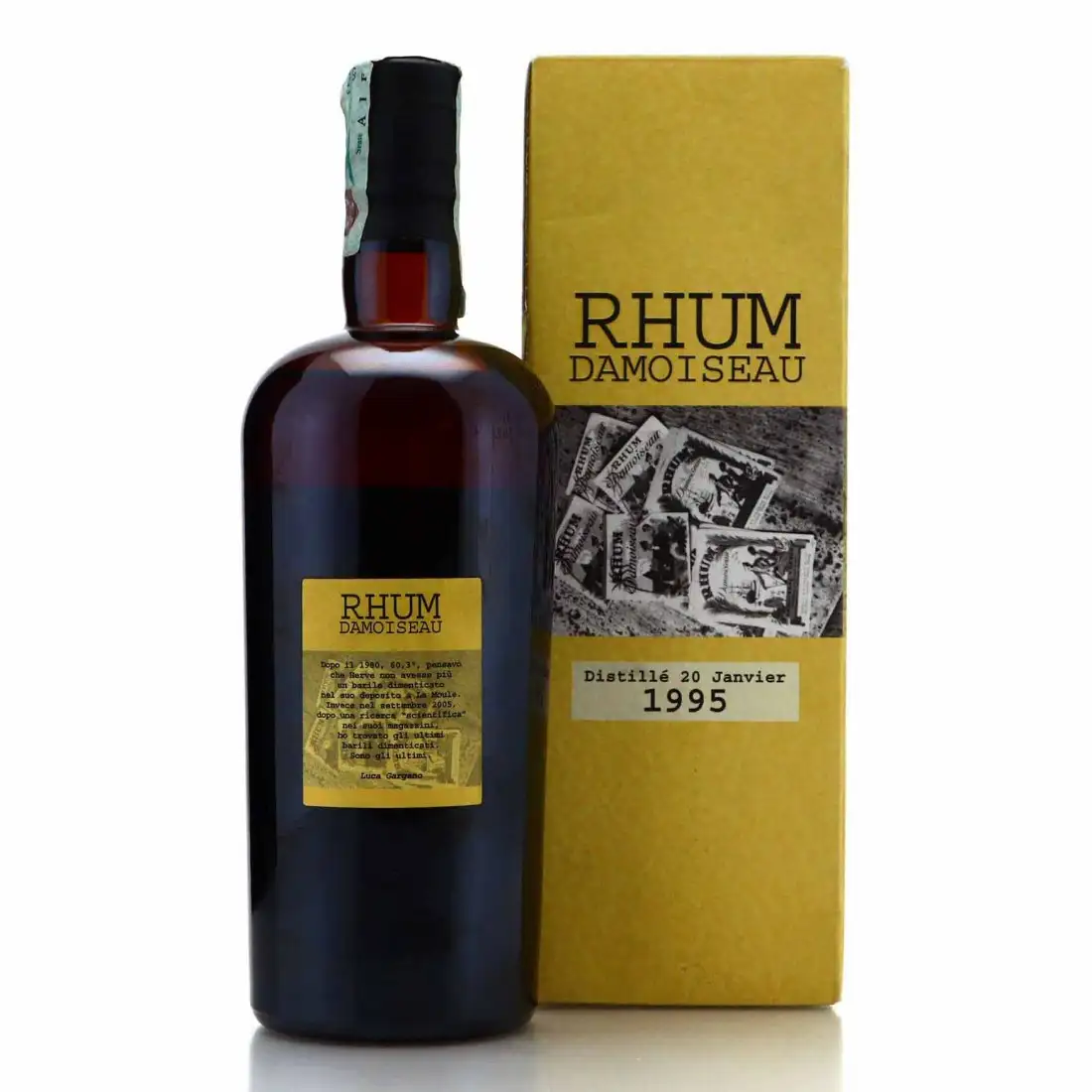 Hochauflösendes Bild von Velier Damoiseau Rhum Damoiseau Full Proof 1995