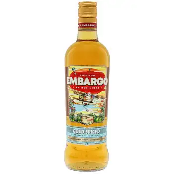Bottle of Les Bienheureux Embargo El Ron Libre (Gold Spiced)