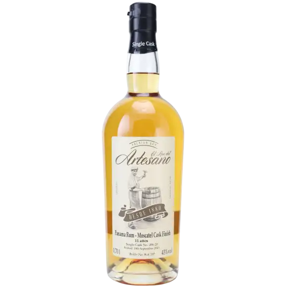 Bottle of El Ron del Artesano Panama Rum - Moscatel Cask Finish 2023