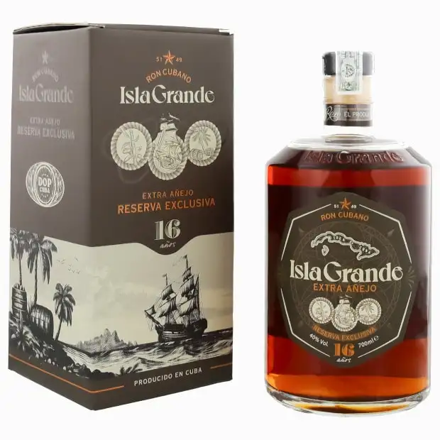 Bottle of Cuba Ron S.A. Isla Grande Extra Añejo
