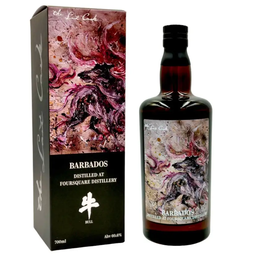 Bottle of Distilia Foursquare The Last Cask - Bull, Artist (Yu Chuan) 2006