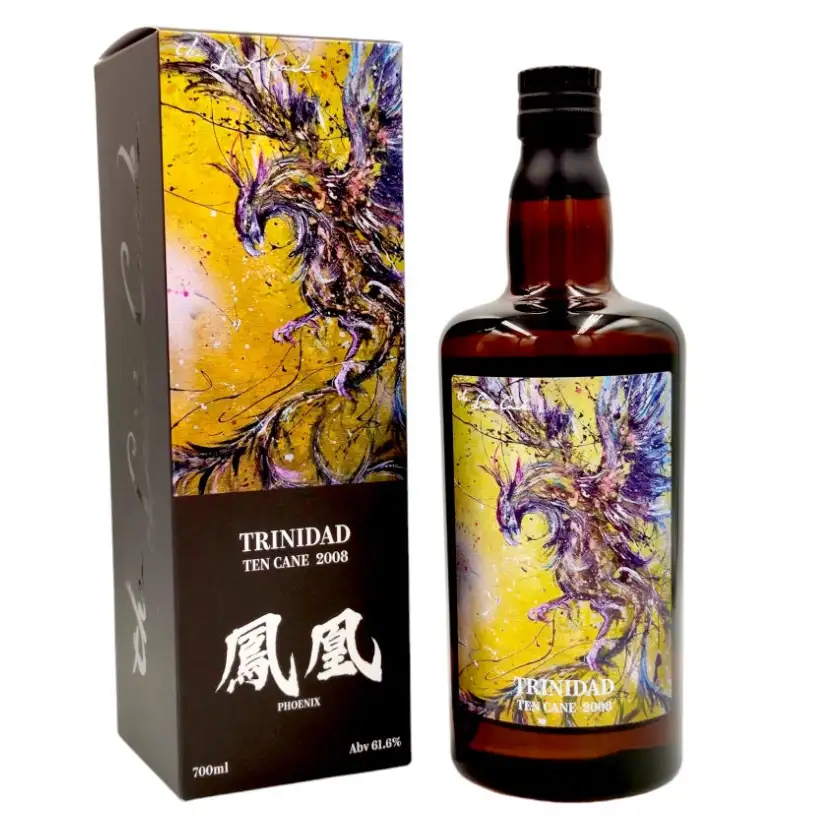 Bottle of Distilia Ten Cane The Last Cask - Phoenix, Artist (Yu Chuan) 2008