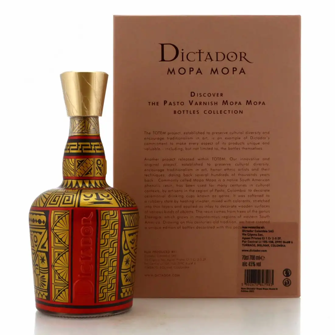 Hochauflösendes Bild von Dictador Mopa Mopa Sherry Cask Model B 1987