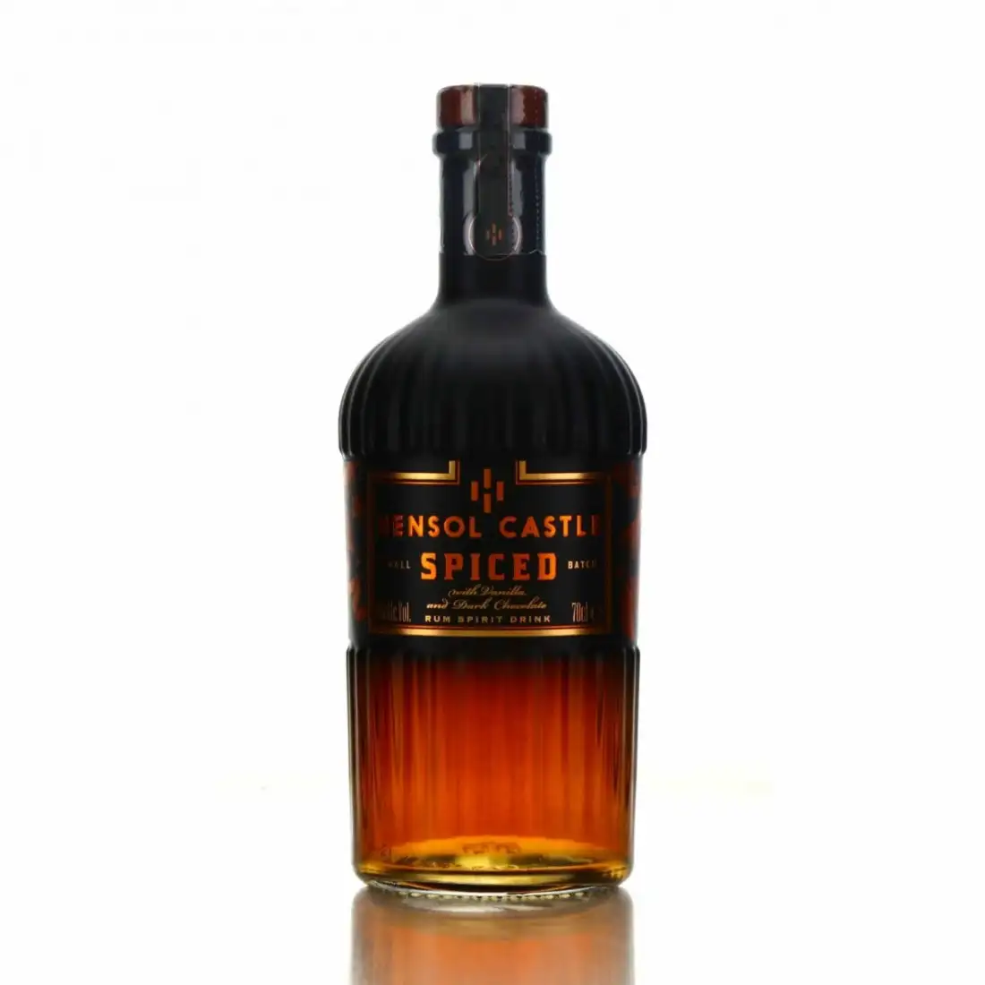 Bottle of Hensol Castle Spiced Rum Spirit Drink