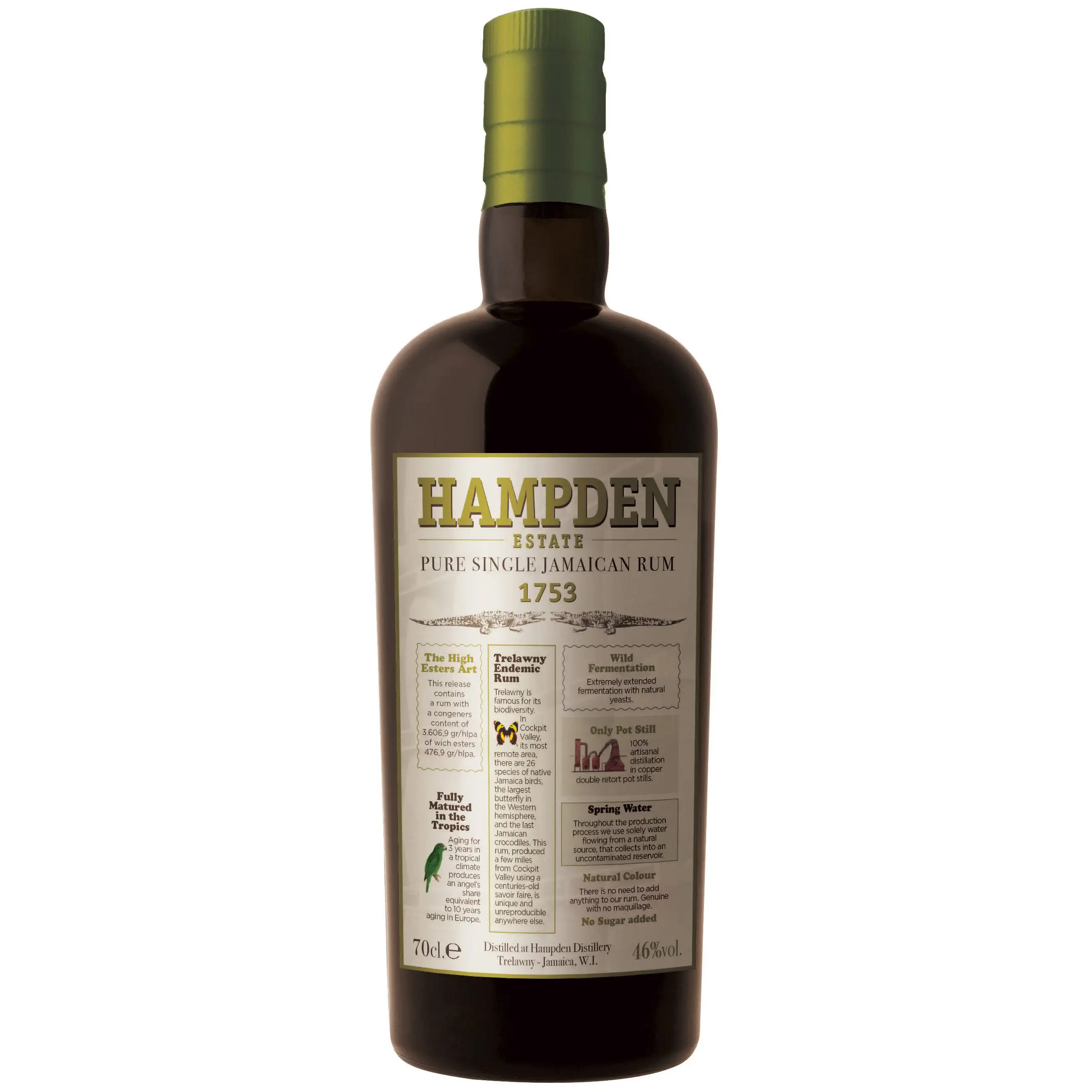Bottle of Velier Hampden 1753 Pure Single Jamaican Rum HLCF 2024