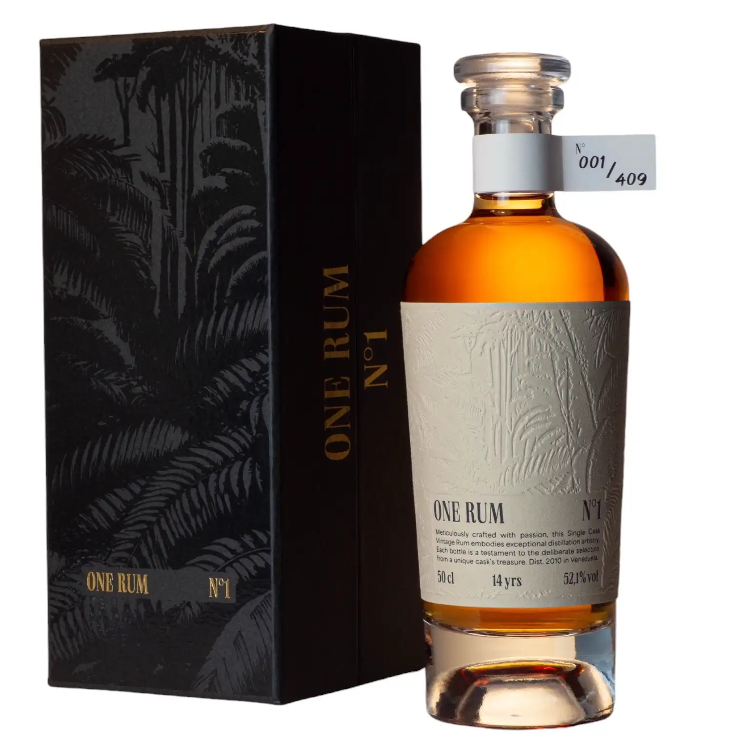 Bottle of One Rum No1 2010