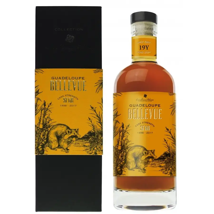 Bottle of Excellence Rhum Bellevue Guadeloupe SFGB 1998