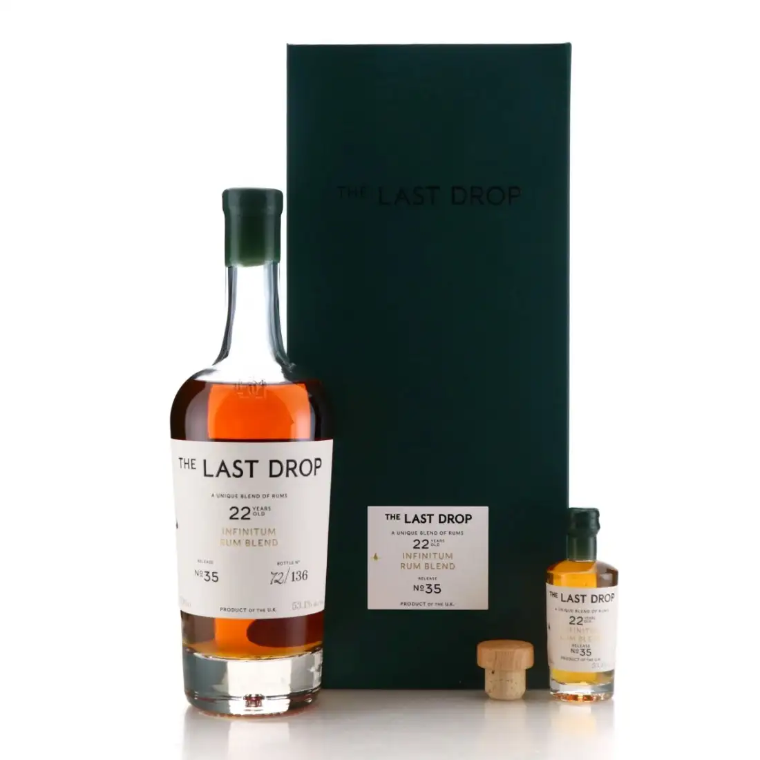 Bottle of Last Drop Distillers Infinitum Rum Blend 2000