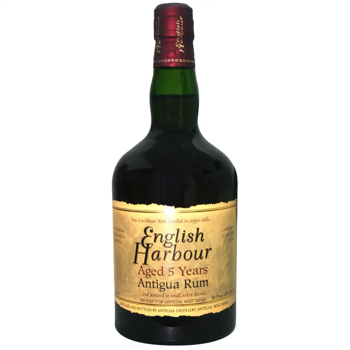 Bottle of The Antigua Distillery English Harbour 5 Years