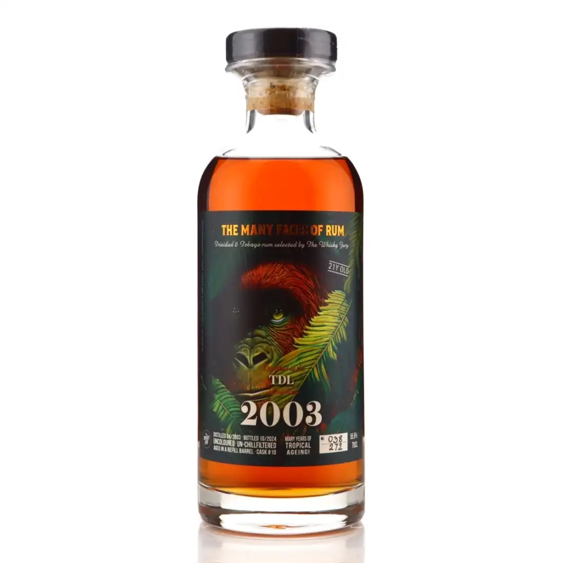 Bottle of The Whisky Jury T.D.L The Many Faces of Rum 2003