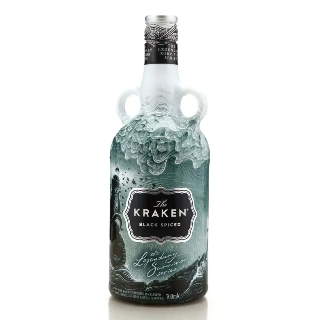 Bottle of Kraken Black Spiced (Legendaey Survivor Decanter)