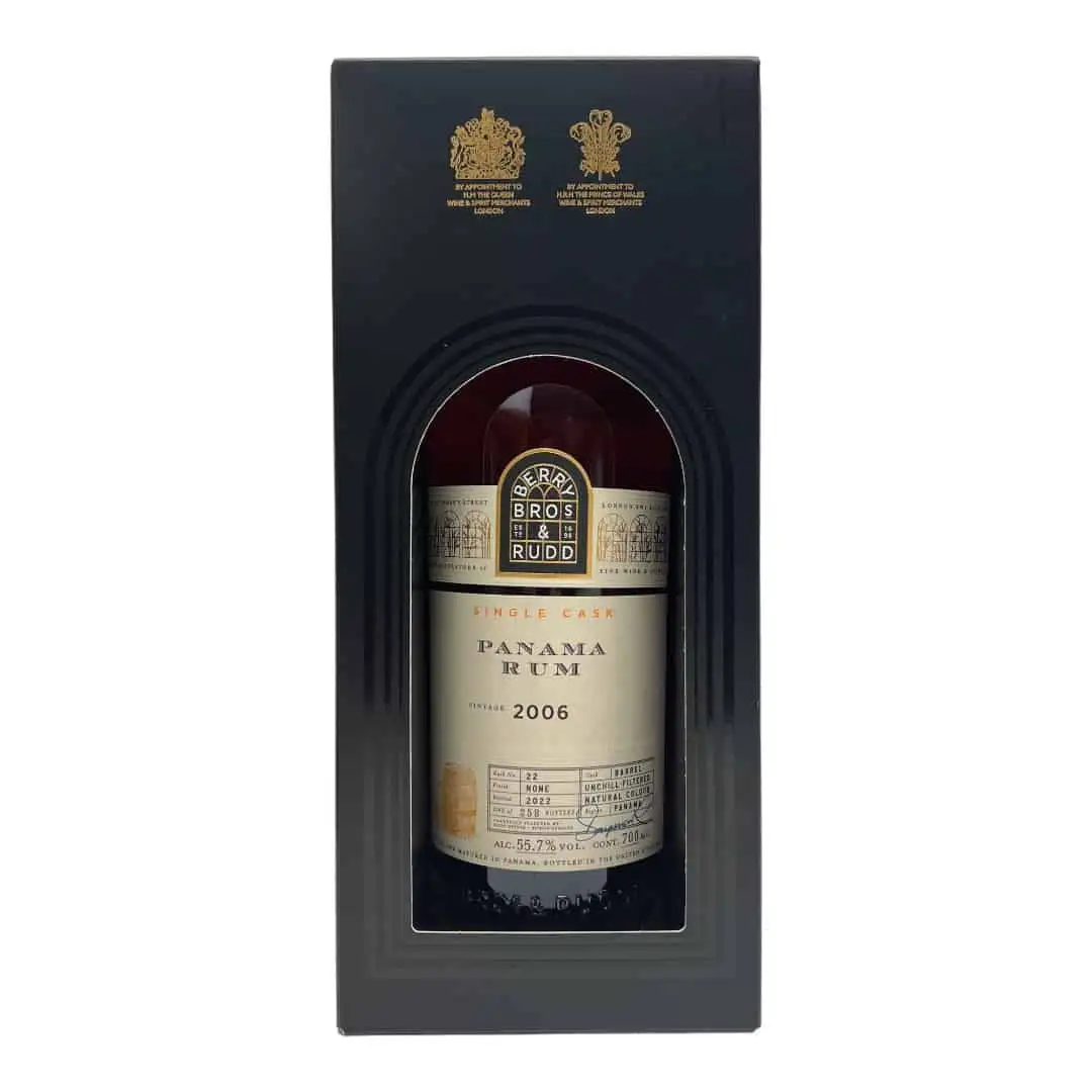 Bottle of Berry Bros & Rudd Panama Rum 2006
