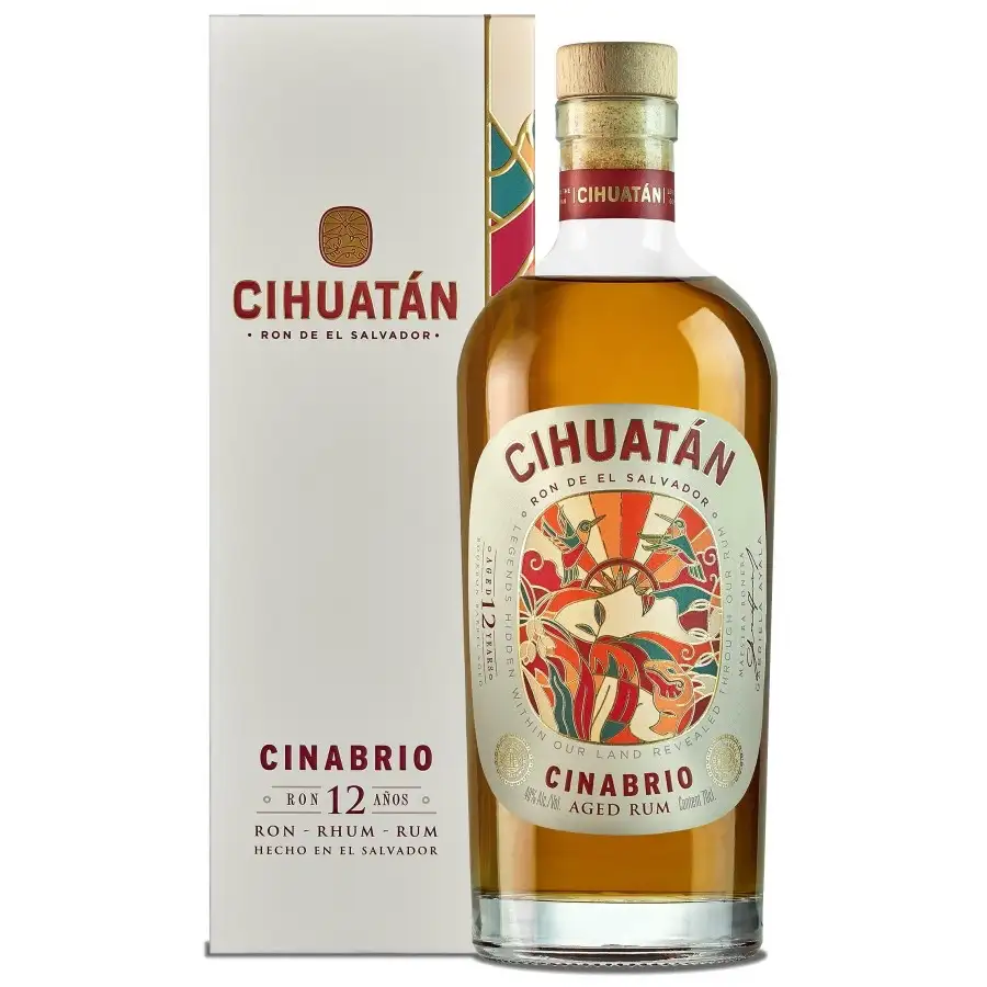 Bottle of Licorera Cihuatán Cinabrio Ron 12 Años
