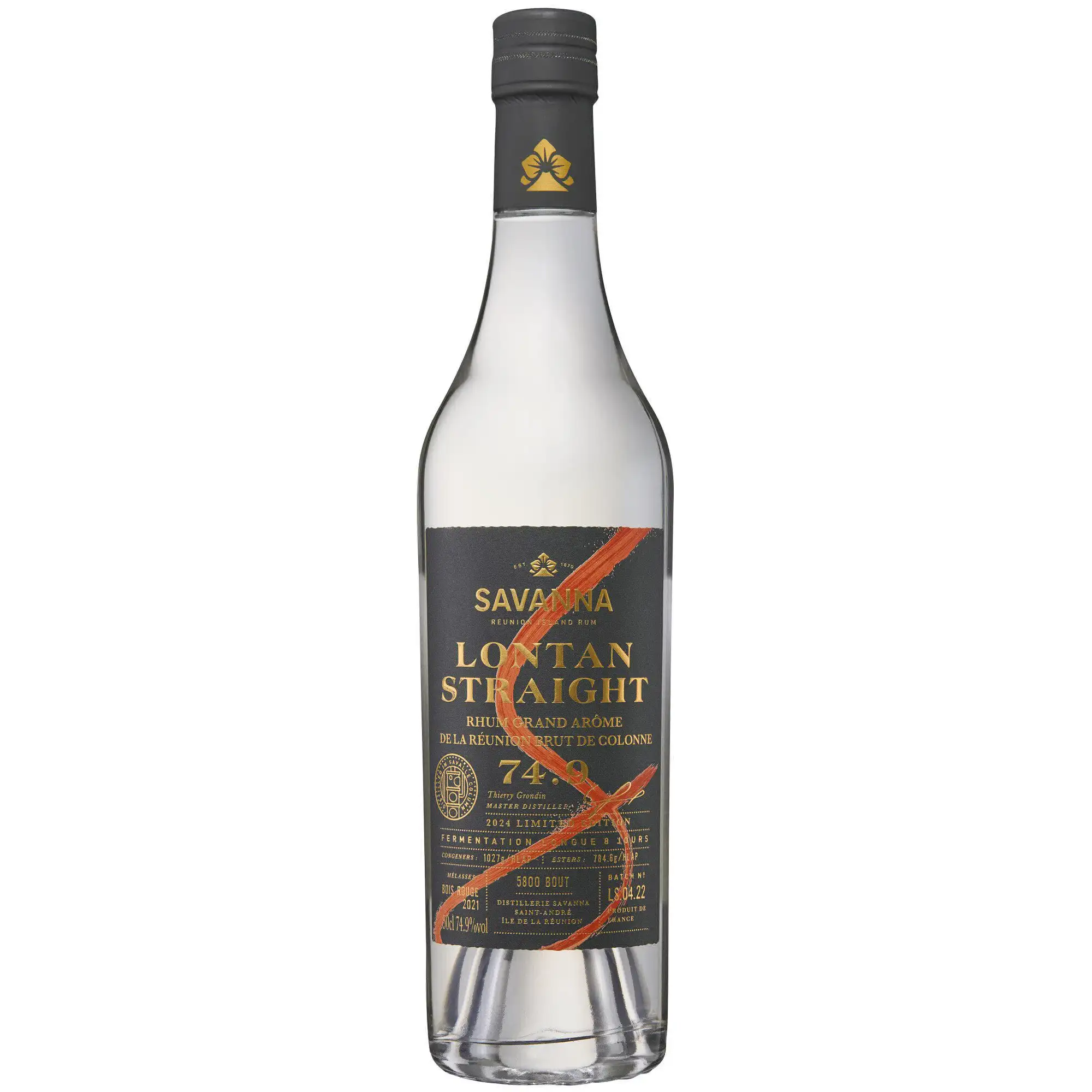 Savanna Savanna Lontan Straight  Grand Arôme high ester Rhum         784,6 esters 2024