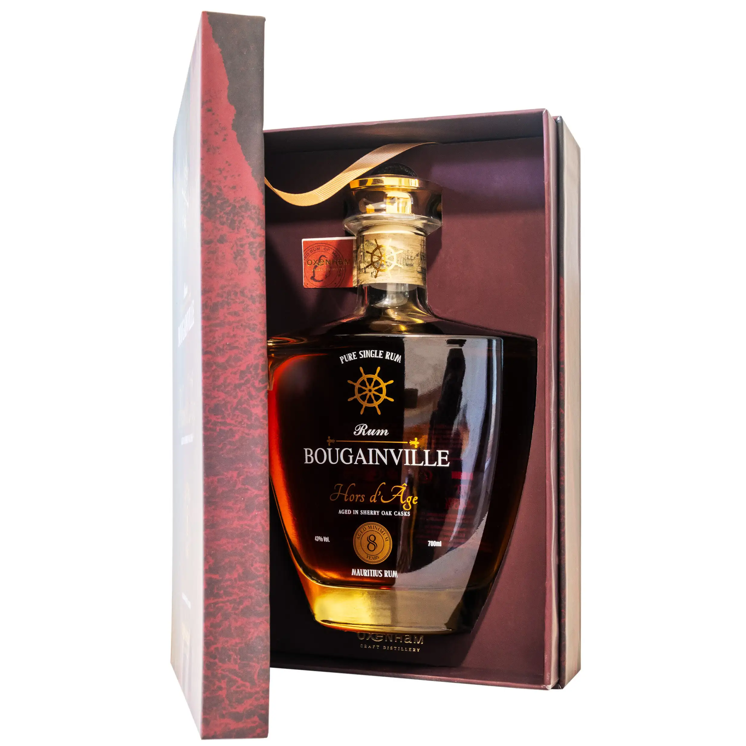 Bottle of Oxenham Craft Distillery Bougainville Hors D'Âge Sherry Oak Casks