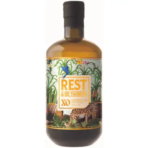 Bottle of Rest & Be Thankful XO Carribean Rum