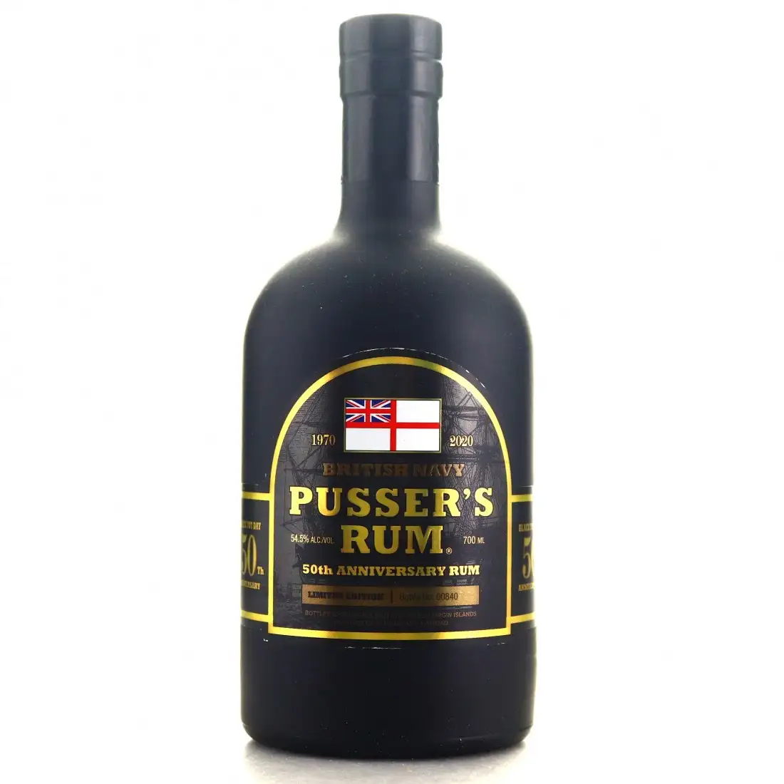 Bottle of Pusser‘s Rum 50th Anniversary Rum
