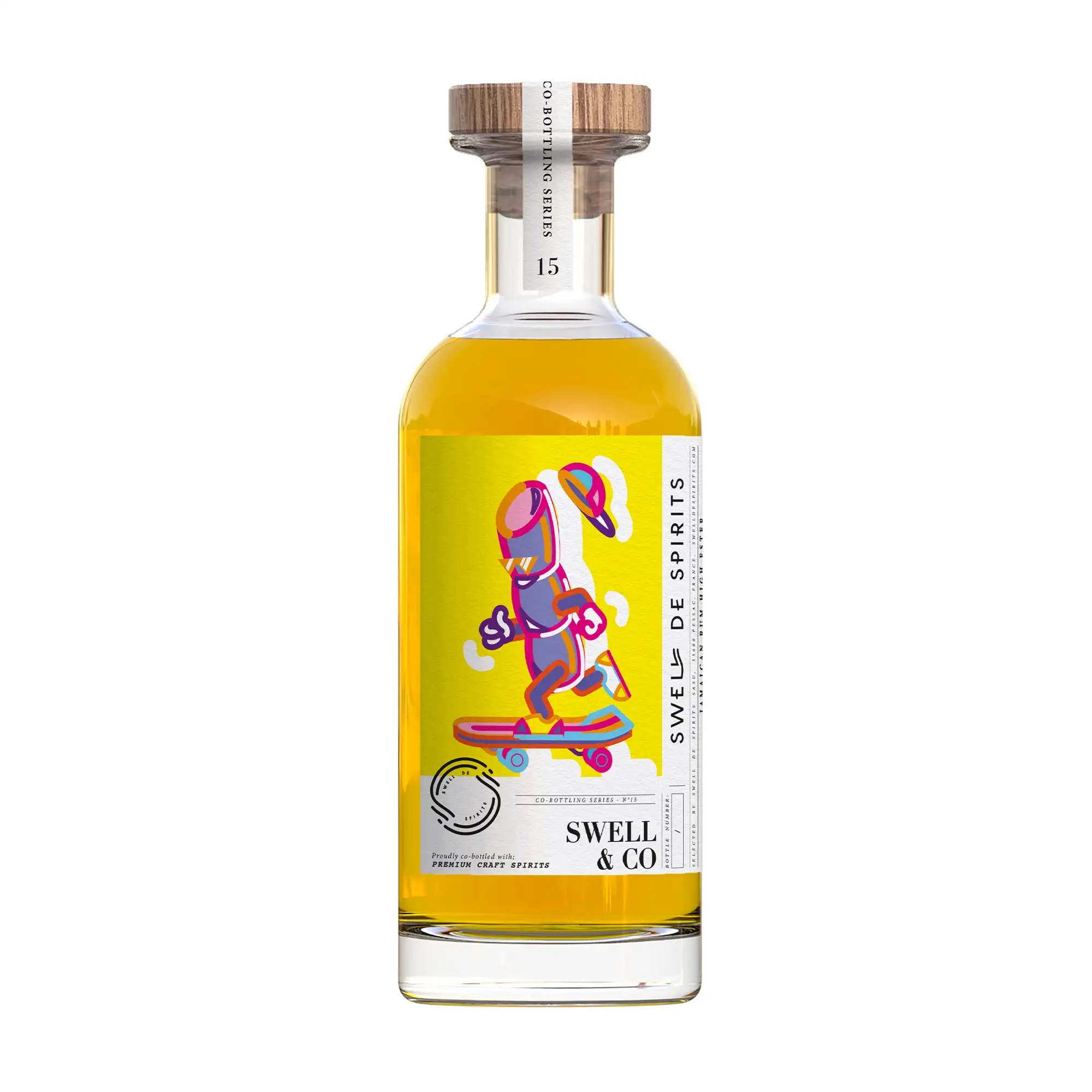 Bottle of Swell de Spirits Swell & Co. #15 Premium Craft Spirits High Ester 2025