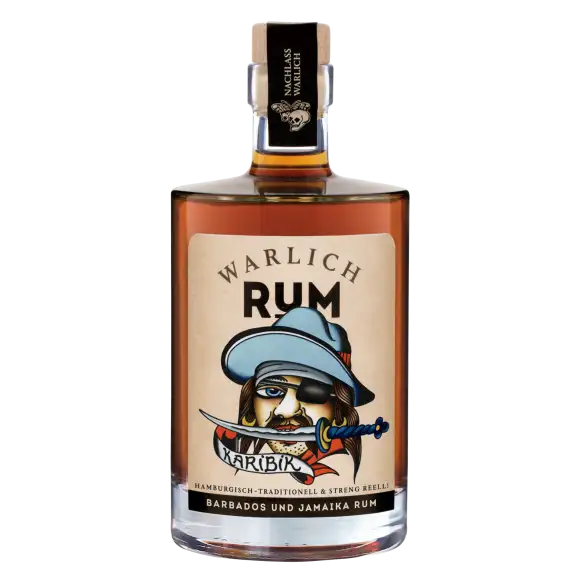 Bottle of Heinrich von Have Warlich Rum Karibik