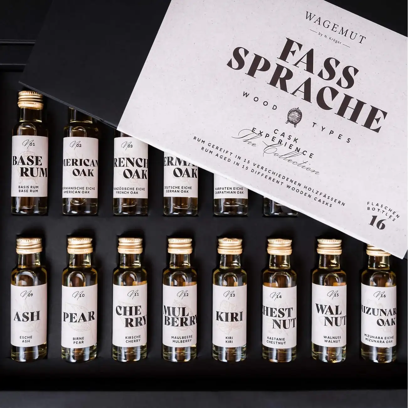 Image haute résolution de N. Kröger Wagemut Fasssprache Tasting Set