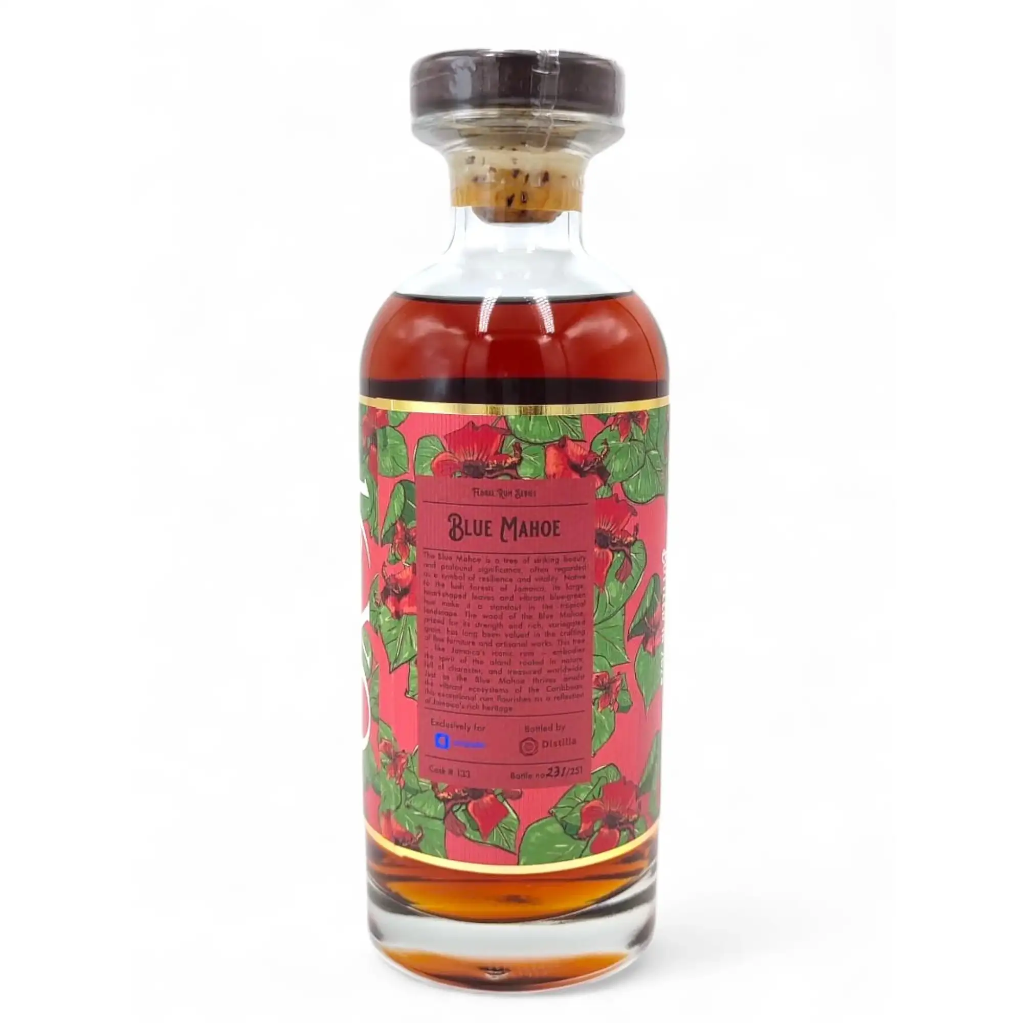 High resolution image of Distilia Long Pond Floral Rum Series Blue Mahoe (Catawiki) 2007
