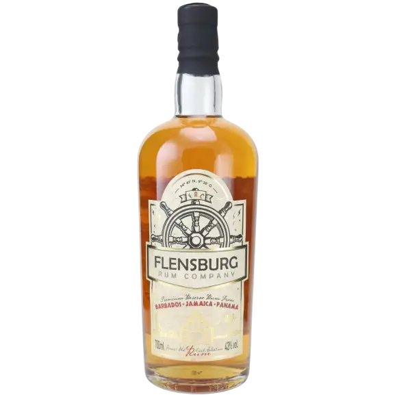 Bottle of Flensburg Rum Company Barbados, Jamaica & Panama