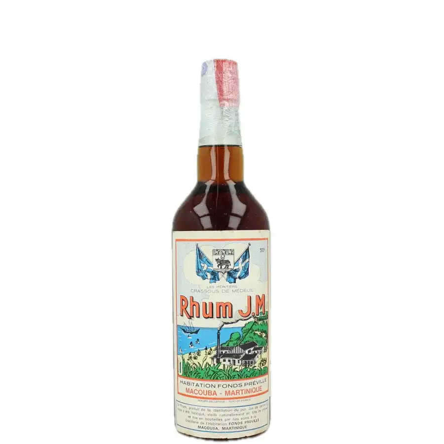 Bottle of Rhum J.M Bottled 1970s